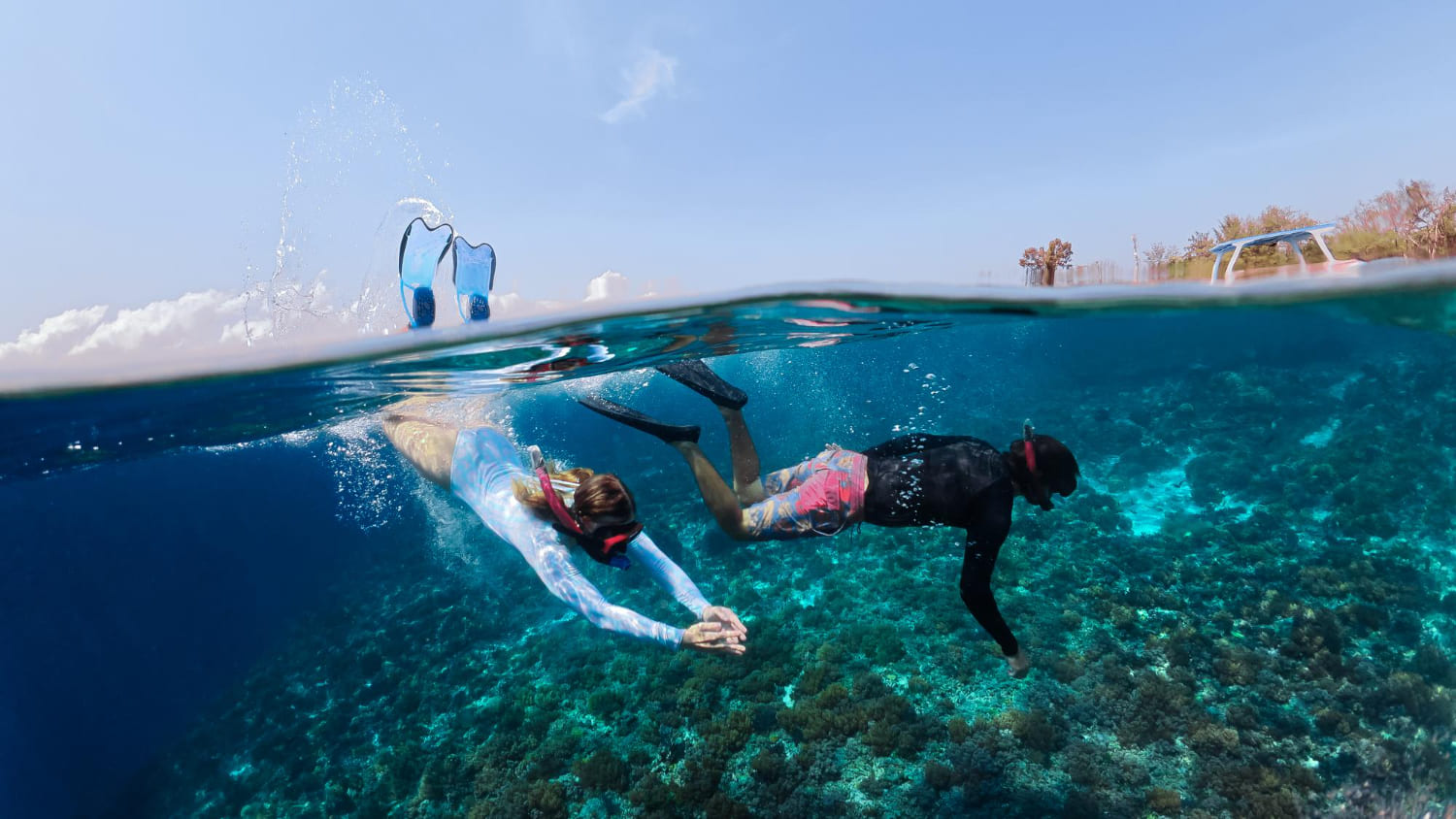 Snorkelling in Diani beach Mombasa Kenya safari experience - Wenasi travels